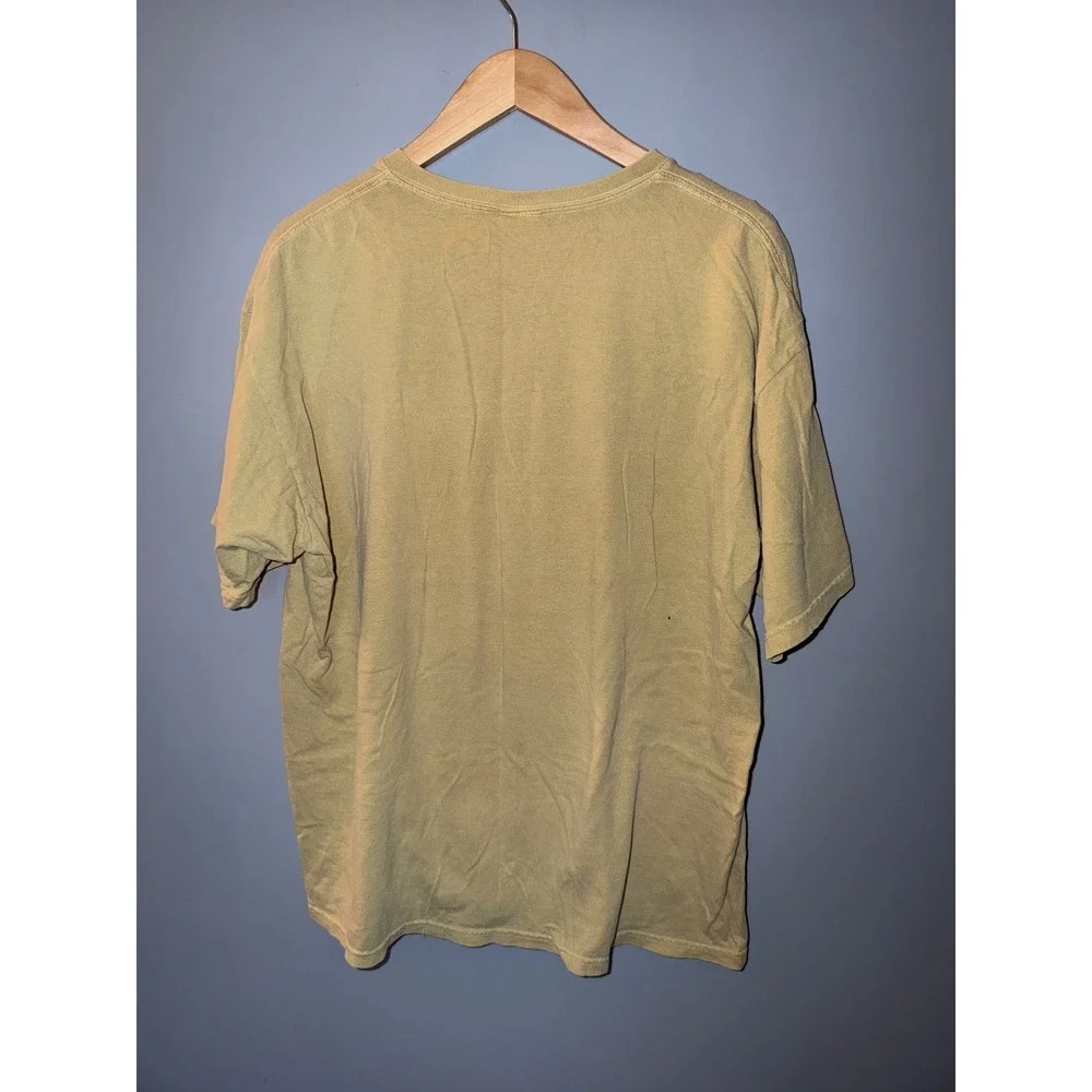 Vintage Woodland Park Zoo Grizzly Bear Graphic T-Shirt Anvil XL Yellow Tan - Picture 4 of 5